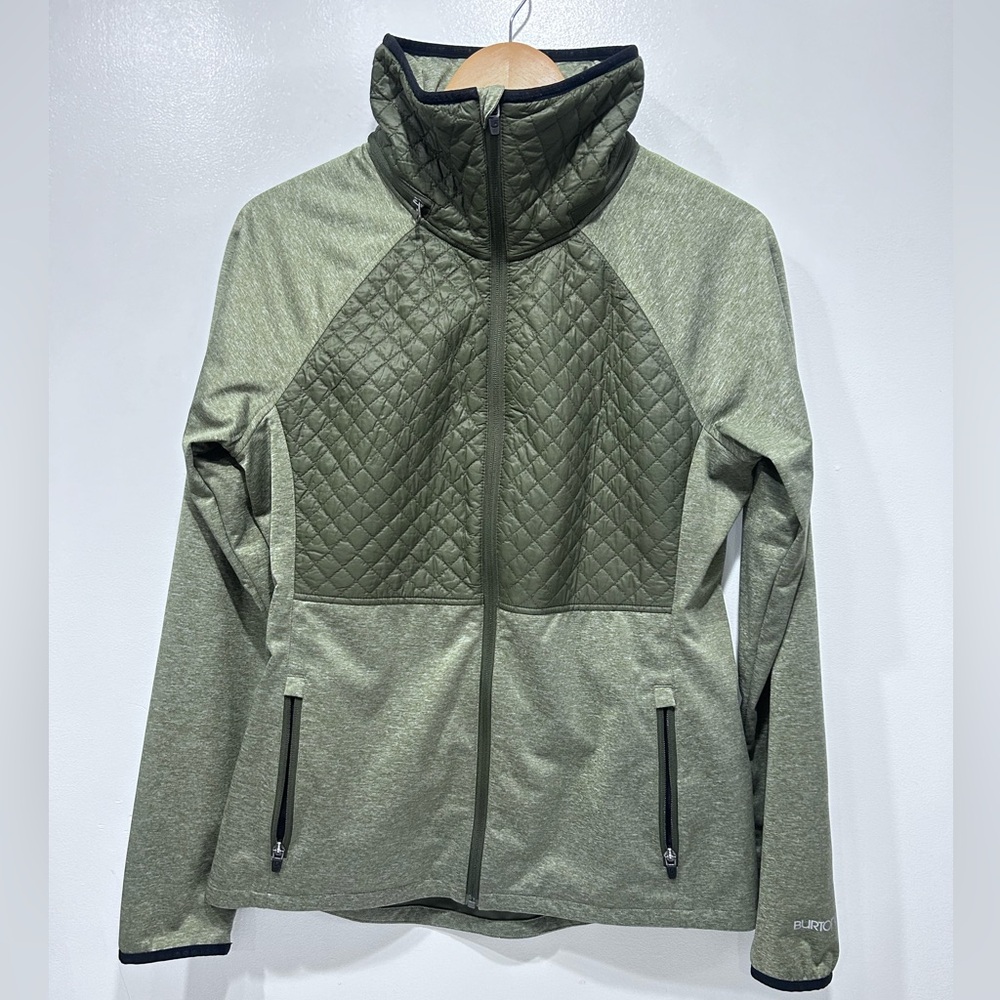 Burton Women's Green Concept Softshell Jacket Lightweight Outdoor Jacket Size M